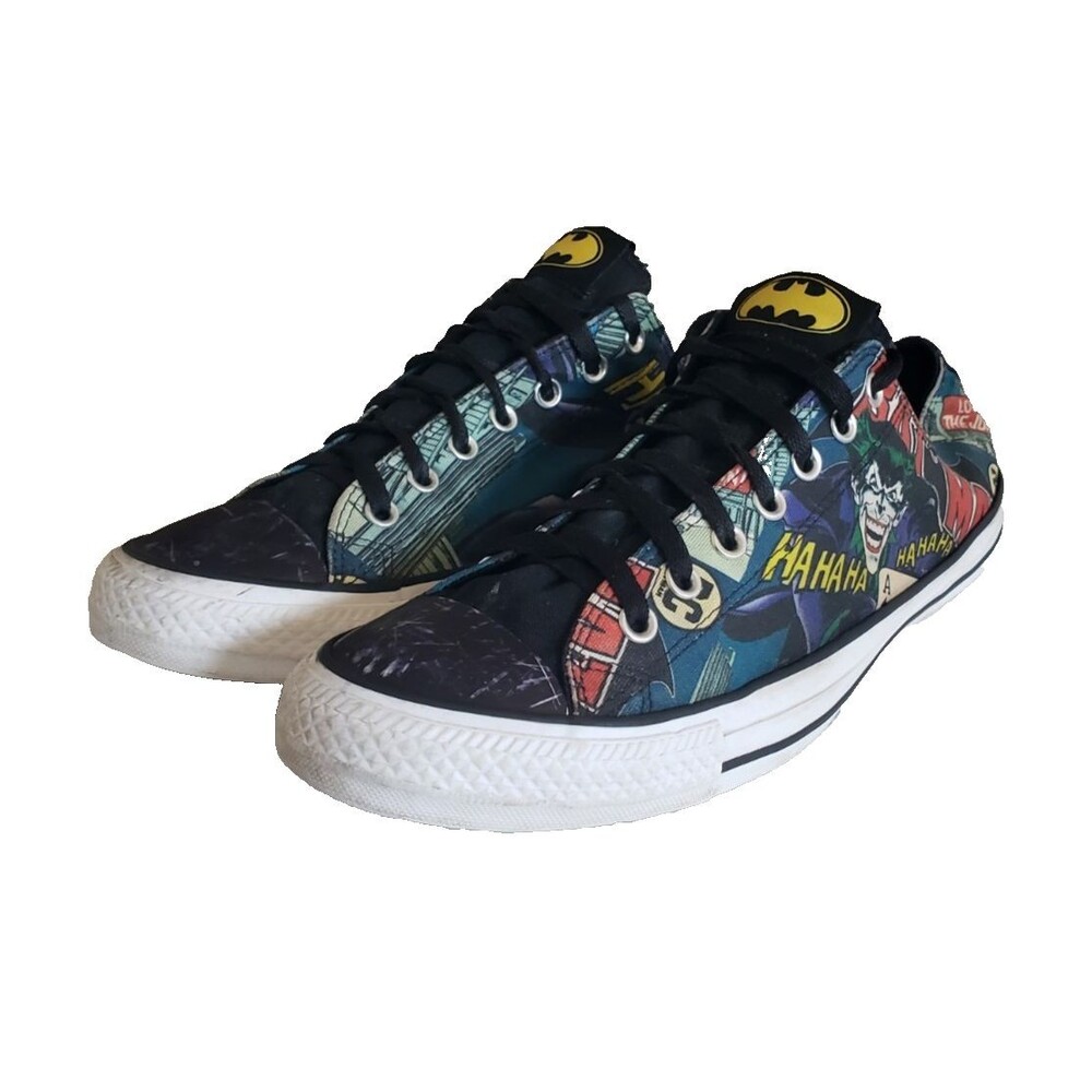 Converse Chuck Taylor All Star Men Sz 12 Batman Joker 80th Anniversary DC comics